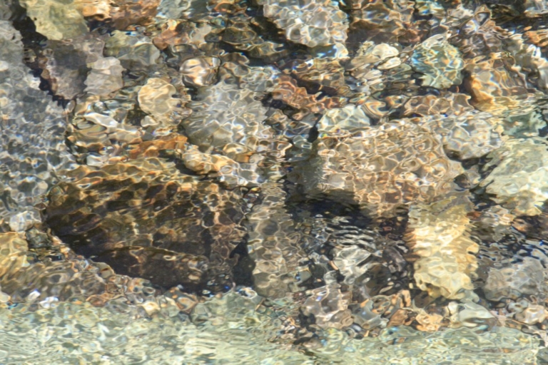 Dancing rocks at Perry Creek falls